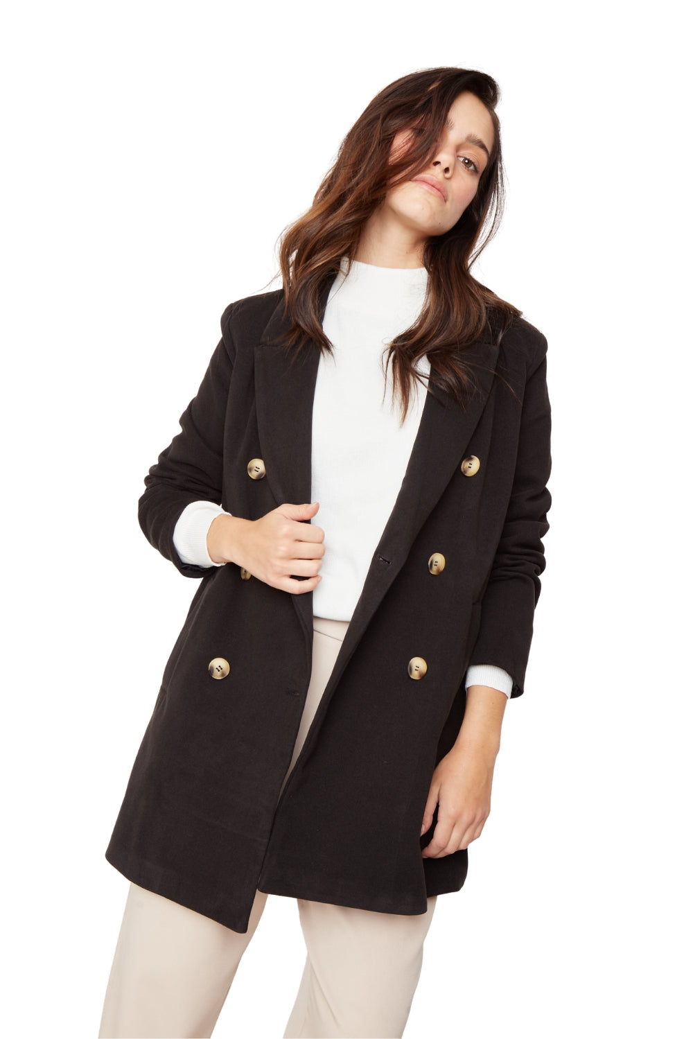 Abrigo Zoe negro